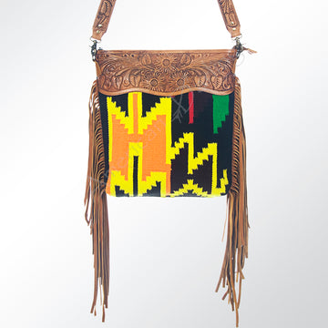 American Darling Cross Body Saddle Blanket Genuine Leather Western Women Bag Handbag Purse | Crossbody for Cute